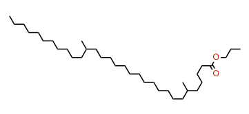 Propyl 6,20-dimethylhentriacontanoate